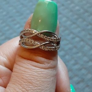 Sterling silver ring.